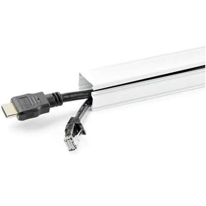 StarTech.com Cable Management Raceway w/ Adhesive Tape/Cover 1-1/8\"(32mm)W x 3/4\"(20mm)H