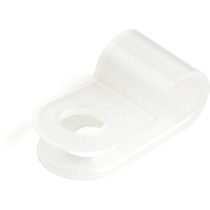 StarTech.com 100 Pack Screw Mount Cable Clamps - Wire Fastener/Holder - R-Type S