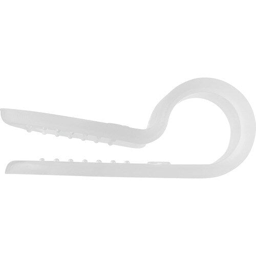StarTech.com 100 Pack Screw Mount Cable Clamps - Wire Fastener/Holder - R-Type S