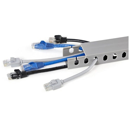 StarTech.com Cable Management Raceway with Cover 1-1/2\"(38mm)W x 1\"(25mm)H, 6.5ft(2m) le