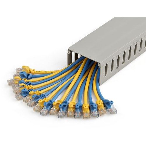 StarTech.com Cable Management Raceway with Cover 3\"(75mm)W x 2\"(50mm)H, 6.5ft(2m) length
