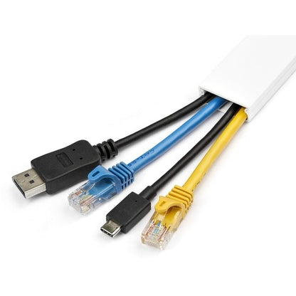 StarTech.com Cable Management Raceway w/Adhesive Tape and Cover 1-1/4"(32mm)W x