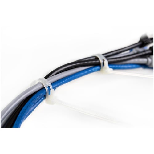 StarTech.com 5\"(12cm) Reusable Cable Ties, 1-1/8\"(30mm) Dia. 50lb(22Kg) Tensile Strength