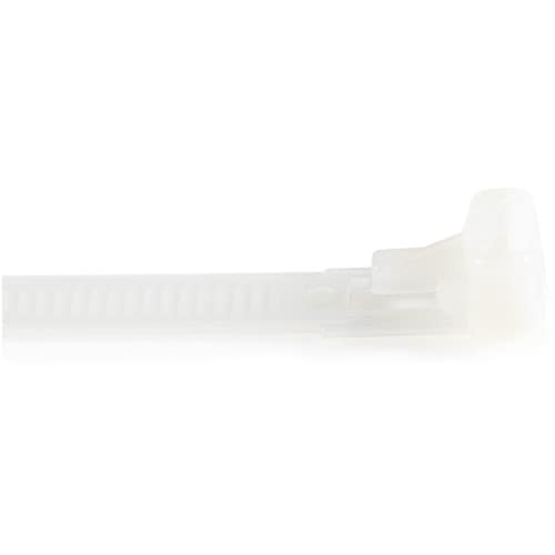 StarTech.com 5"(12cm) Reusable Cable Ties, 1-1/8"(30mm) Dia. 50lb(22Kg) Tensile