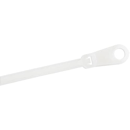 StarTech.com 4\"(10cm) Cable Ties with Mounting Hole, 7/8\"(24mm) Dia, 18lb(8kg) Tensile S