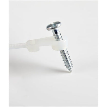 StarTech.com 6\"(15cm) Cable Ties with Mounting Hole, 1-1/2\"(40mm) Dia, 40lb(18kg) Tensil