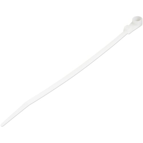 StarTech.com 6\"(15cm) Cable Ties with Mounting Hole, 1-1/2\"(40mm) Dia, 40lb(18kg) Tensil
