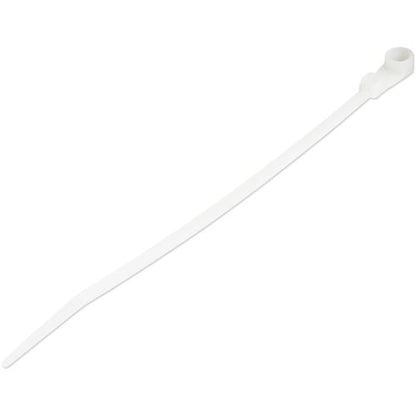 StarTech.com 6\"(15cm) Cable Ties with Mounting Hole, 1-1/2\"(40mm) Dia, 40lb(18kg) Tensil
