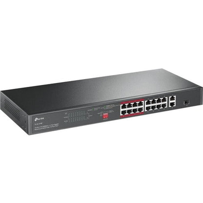 COMMUTATEUR MONTAGE EN RACK 16 PORTS 10/100 Mbps 2 PORTS GB AVEC 16 PORTS POE+