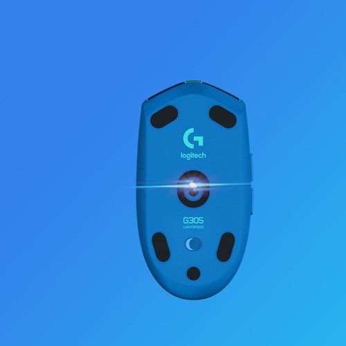 LOGITECH G305 LIGHTSPEED WRLS GAMING MOUSE BLUE