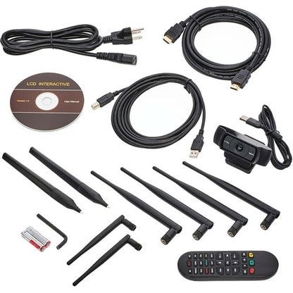 Écran tactile infrarouge ultra fin 65 pouces UHD 4K 1300 1 DMTP65OPS interactif avec PC