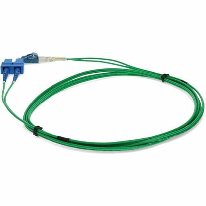 AddOn 7m LC (Male) to SC (Male) Green OS2 Duplex Fiber OFNR (Riser