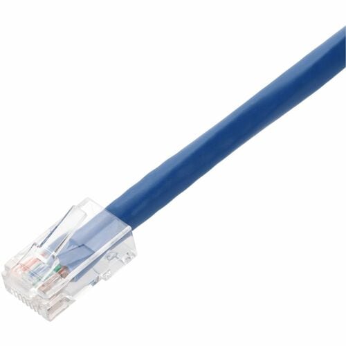 AddOn 13in Blue CAT 6A PVC Ethernet Cable Non-Booted RJ-45 M/M - 1.1 ft (0.33 m)