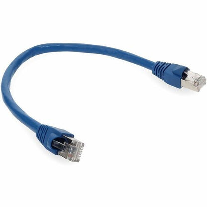 AddOn 10ft RJ-45 (Male) to RJ-45 (Male) Blue Snagless Cat6A STP PVC Copper Patch