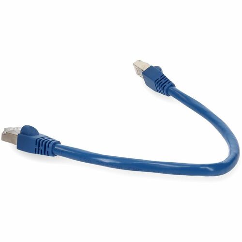 AddOn 10ft RJ-45 (Male) to RJ-45 (Male) Blue Snagless Cat6A STP PVC Copper Patch