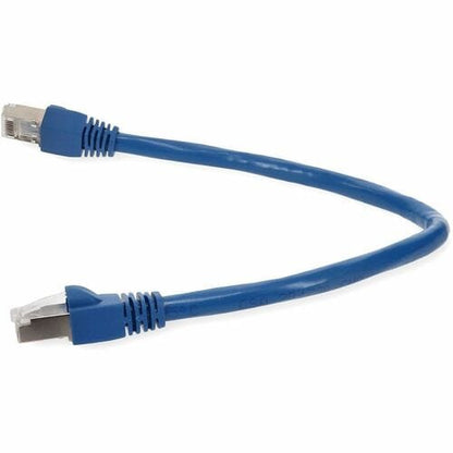 AddOn 10ft RJ-45 (Male) to RJ-45 (Male) Blue Snagless Cat6A STP PVC Copper Patch