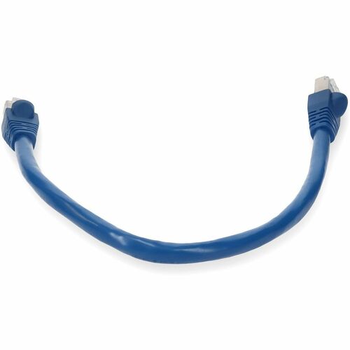 AddOn 10ft RJ-45 (Male) to RJ-45 (Male) Blue Snagless Cat6A STP PVC Copper Patch