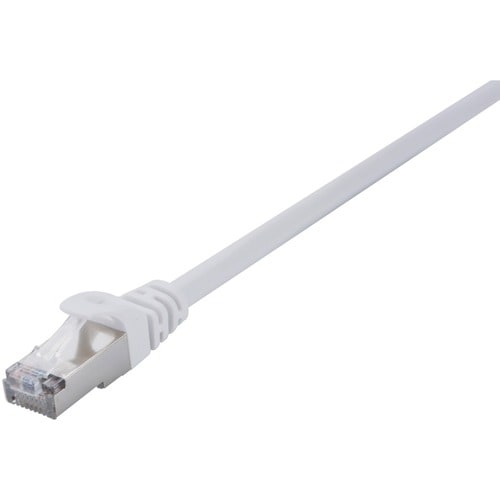 V7 White Cat7 Shielded & Foiled (SFTP) Cable RJ45 Male to RJ45 Male 0.5m 1.6ft