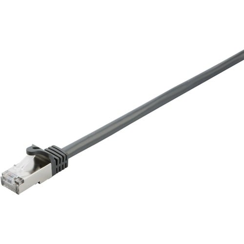 Cable Cat7 gris blindado y laminado (SFTP) V7, RJ45 macho a RJ45 macho, 0,5 m (1,6 pies)
