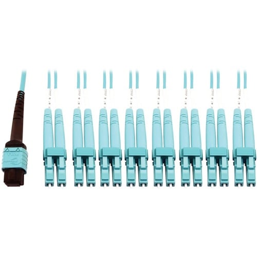 Câble à fibre optique Tripp Lite par Eaton N846D-03M-24CAQ 400G multimode 50/125 OM4,
