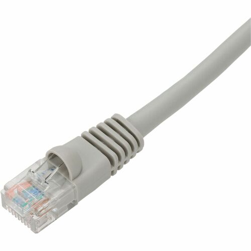 AddOn 3ft Gray CAT 6A PVC Ethernet Cable Snagless Bubble Boot RJ-45 M/M - 3 ft (