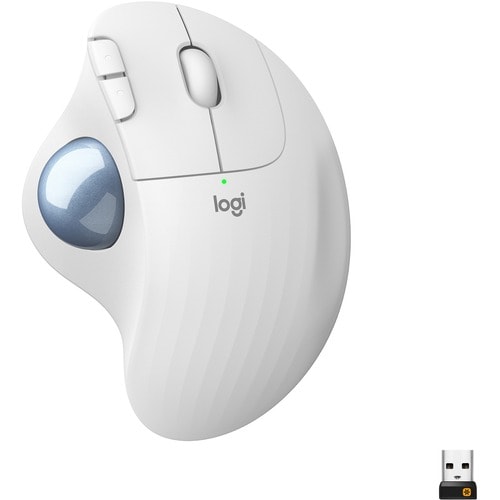 Boule de commande sans fil Logitech Ergo M575 Blanc cassé