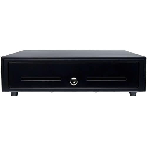 Star Micronics CD3-1616 Value Cash Drawer, USB, Black, 16Wx16D, 4Bill-8Coin for