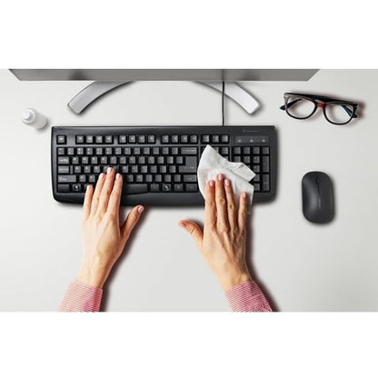 Kensington Pro Fit USB Washable Keyboard - Cable Connectivity - USB Interface