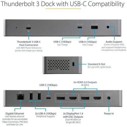 StarTech.com Thunderbolt Dock w/USB