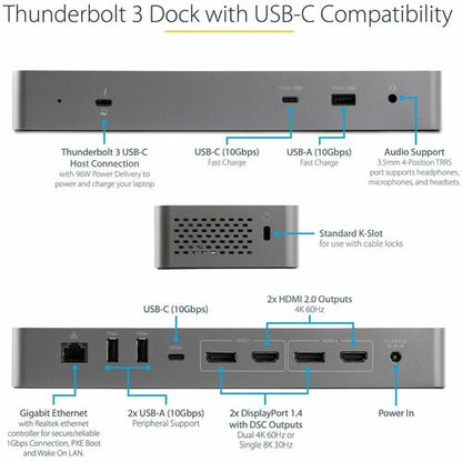 StarTech.com Thunderbolt Dock w/USB