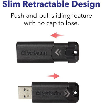 Memoria USB 3.0 de 32 GB con conector PINSTRIPE y 10 GB