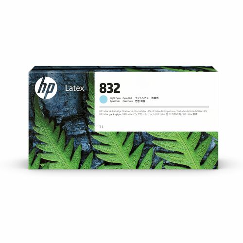 832 1L LT CYAN LATEX INK CARTRIDGE