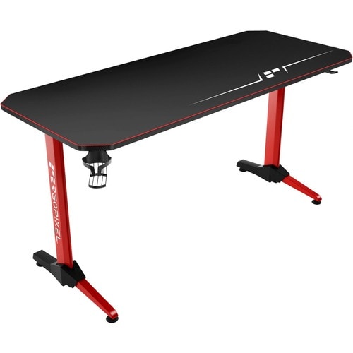 AMAZON FBA BI ERGOPIXEL TERRA SER GAMING DESK RED W/CUPHEADSEAT