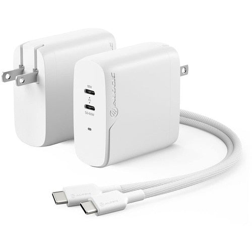 Cargador ALOGIC 2X68 Rapid Power de 68 W GaN