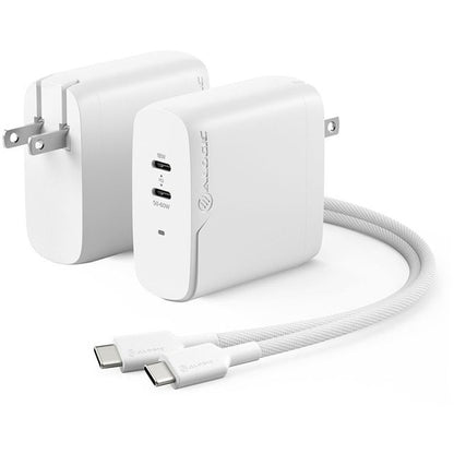 Cargador ALOGIC 2X68 Rapid Power de 68 W GaN