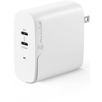 Cargador ALOGIC 2X68 Rapid Power de 68 W GaN