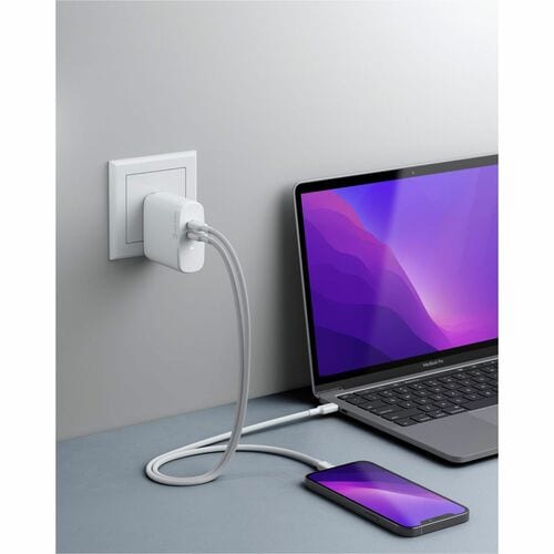 Cargador ALOGIC 2X68 Rapid Power de 68 W GaN