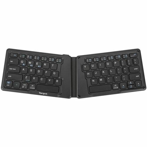 Targus Ergonomic Foldable Bluetooth Antimicrobial Keyboard - Wireless Connectivity