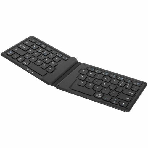 Targus Ergonomic Foldable Bluetooth Antimicrobial Keyboard - Wireless Connectivity