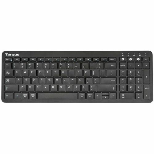Targus Midsize Multi-Device Bluetooth Antimicrobial Keyboard, Black