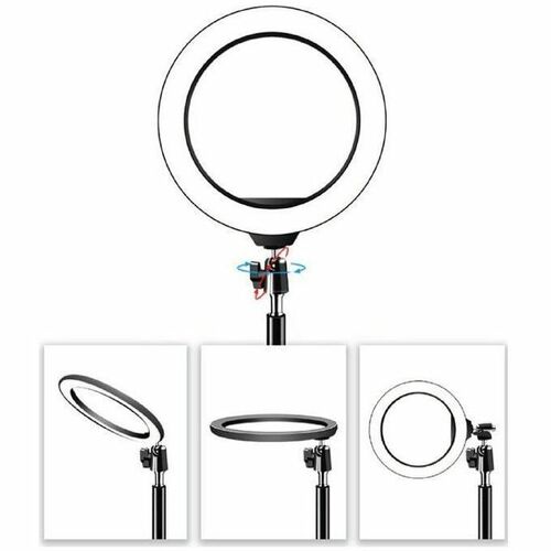 Anneau lumineux LED CODi 6" avec mini trépied - Support trépied - Noir, blanc
