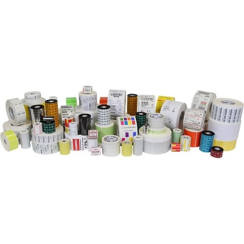 Zebra Z-Xtreme 4000T White - - HeightPermanent Adhesive - Rectangle - Thermal Tr