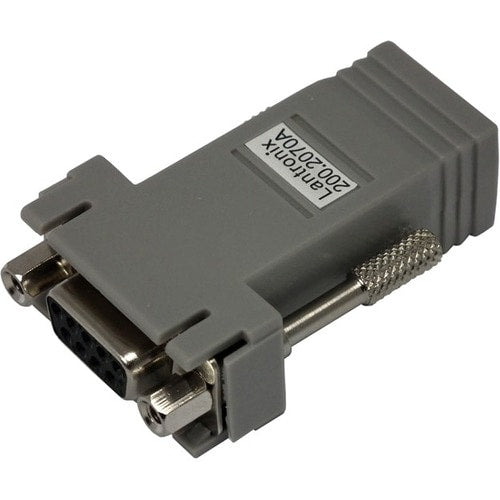 Accessoire Lantronix, adaptateur RJ45 vers DB9F DCE pour connexion à un DTE DB9M - RJ