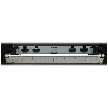 Tripp Lite by Eaton N48M-2M24L12-10 Preloaded Fiber Panel - 12 x Duplex - 1U High - Aqua,