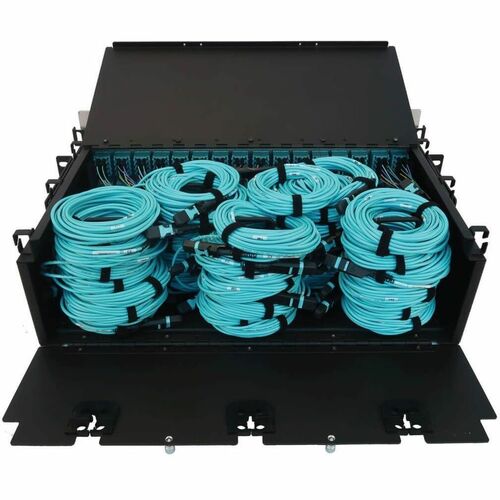 Tripp Lite by Eaton N48M-48M8L4-05 Preloaded Fiber Patch Panel - 192 x Duplex - 3U High -