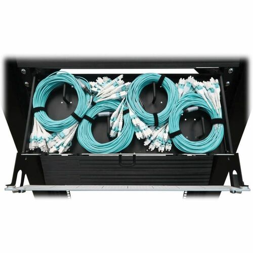 Tripp Lite by Eaton N48M-4L16L-10 Preloaded Fiber Panel - 4 x Duplex - 1U High -
