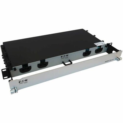 Tripp Lite by Eaton N48M-4M3X8M-10 Preloaded Fiber Panel - 1U High - Aqua - 19"