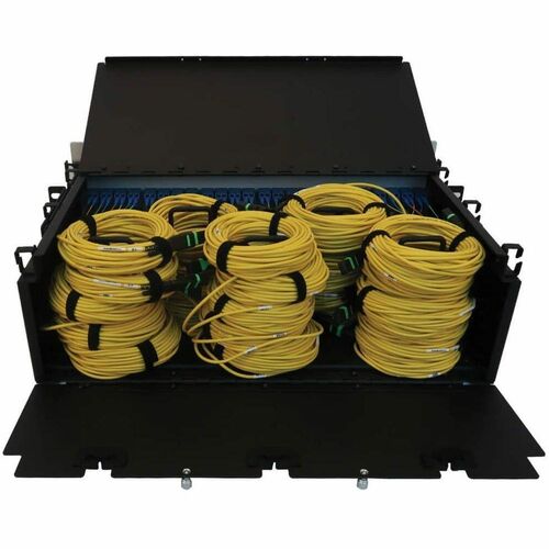 Tripp Lite by Eaton N48S-24M8L4-10 Preloaded Fiber Patch Panel - 96 x Duplex - 3