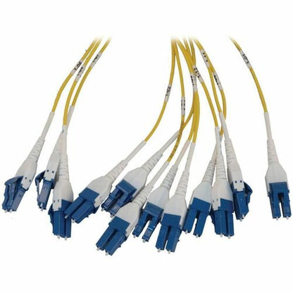 Tripp Lite by Eaton N48S-2L24L-10 Preloaded Fiber Panel - 24 x Duplex - 1U High - Yellow,