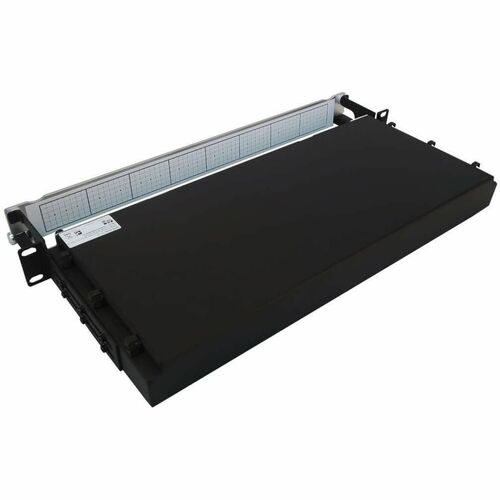 Tripp Lite by Eaton N48S-2M24L12-10 Preloaded Fiber Panel - 12 x Duplex - 1U High - Aqua,